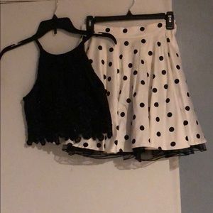 Polka Dot Two Piece